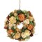 Northlight Mixed Floral Artificial Spring Wreath - 9.75" - Beige and Peach